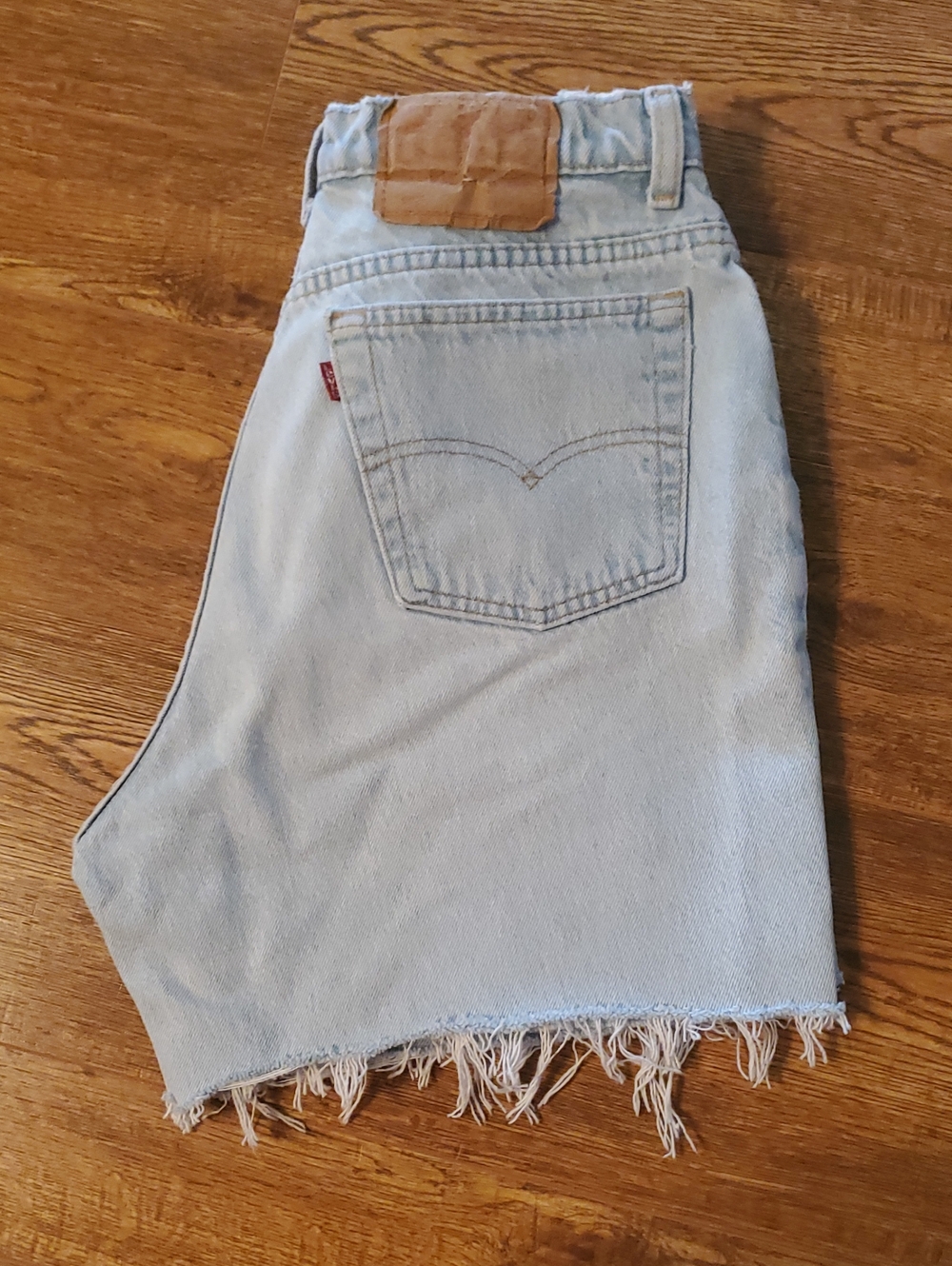 Levi's Light Blue Denim Jean Shorts